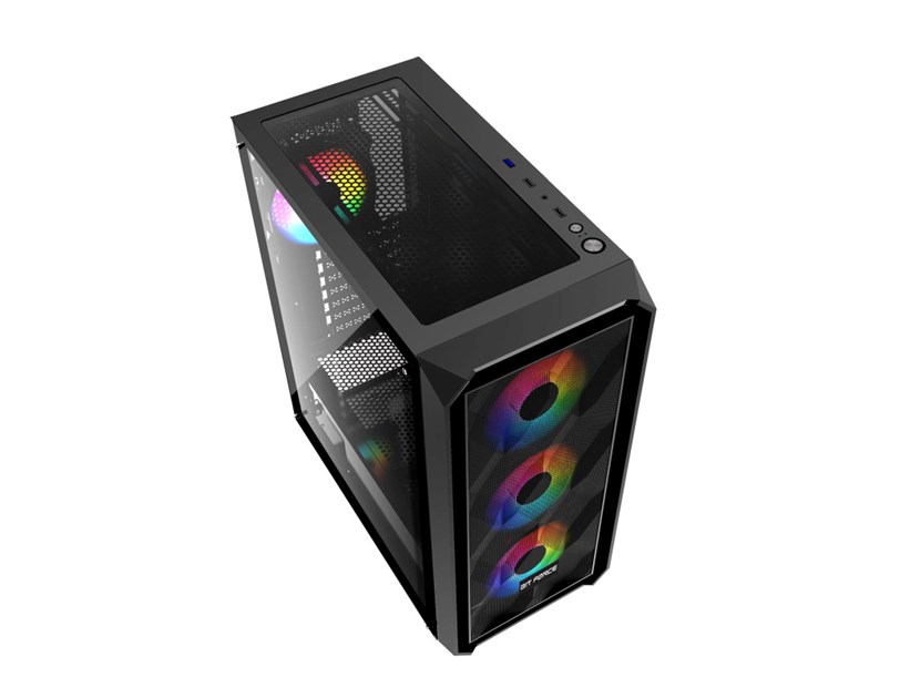 Bit Force PALADIN CF-4 Gaming Midi Tower ATX kućište bez napajanja, crno