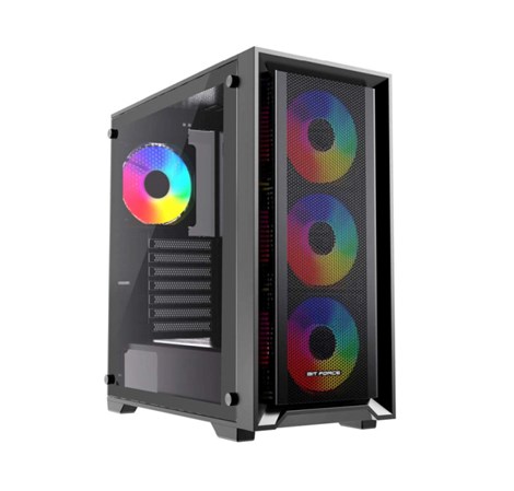 Bit Force VOLTRON ARGB-4 Gaming Midi Tower  ATX kućište bez napajanja, crno