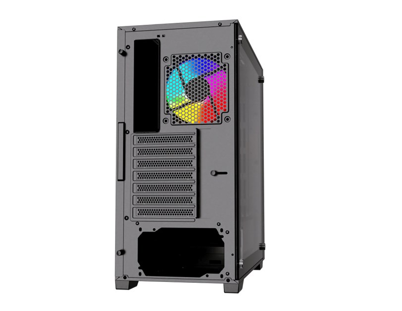 Bit Force VOLTRON ARGB-4 Gaming Midi Tower  ATX kućište bez napajanja, crno
