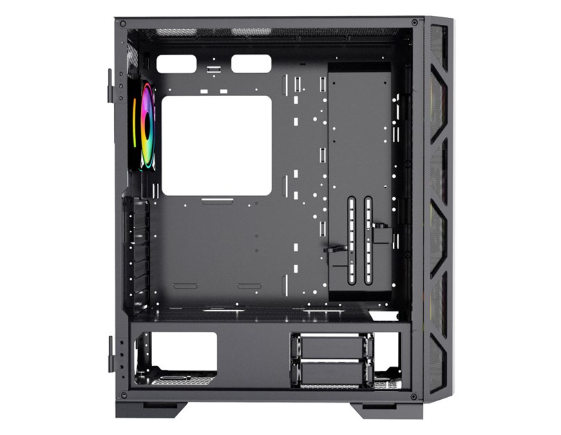 Bit Force GIANT ARGB-TM4 Gaming E-ATX, Full-Tower kućište bez napajanja, crno