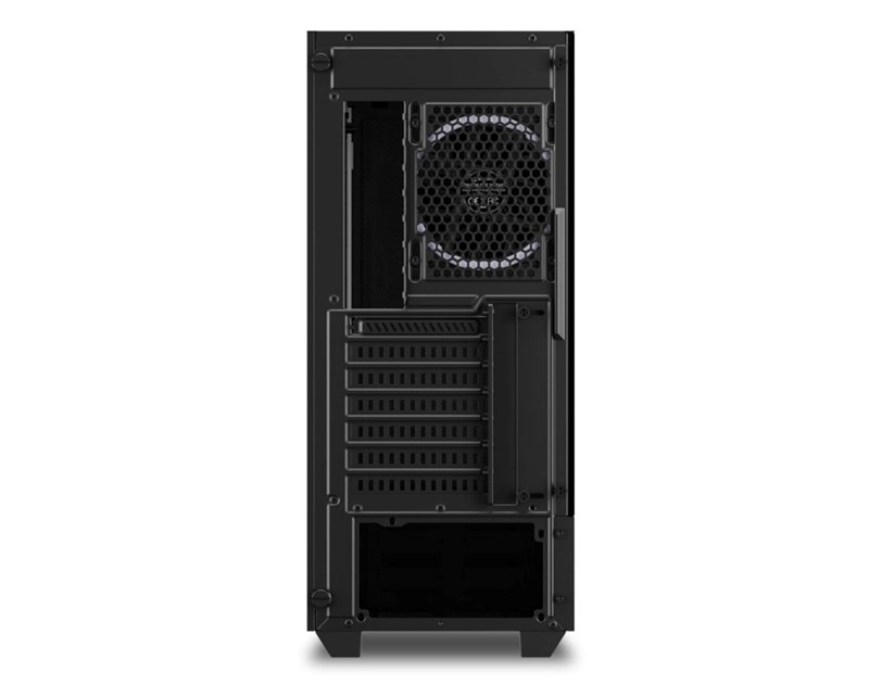 Sharkoon HEX RGB Midi Tower ATX kućište bez napajanja, Type-Cx1 /USB 3.0x2/ prednji/stražnji/gornji ventilatori 6×120mm, crno