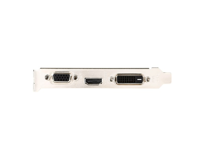 MSI GeForce GT710 2GB DDR3/64-bit, PCIe 2.0, D-Sub/Dual-link DVI-D/HDMI, Low Profile (GT710-2GD3H LP)