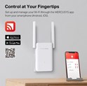 Mercusys AX1800 bežični pojačivač dometa (Range Extender Wi-Fi 6) Dual Band 574Mbps/1201Mbps (2.4GHz/5GHz), 802.11ax/a/n/ac/b/g/n, 1×G-LAN, 2×vanjska antena