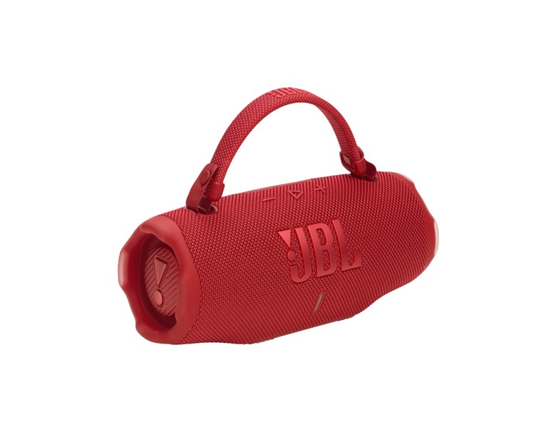 JBL Charge 6 prijenosni zvučnik BT5.4, vodootporan IP68 do 28h slušanja, AI Sound Boost, 45W, Auracast, crveni
