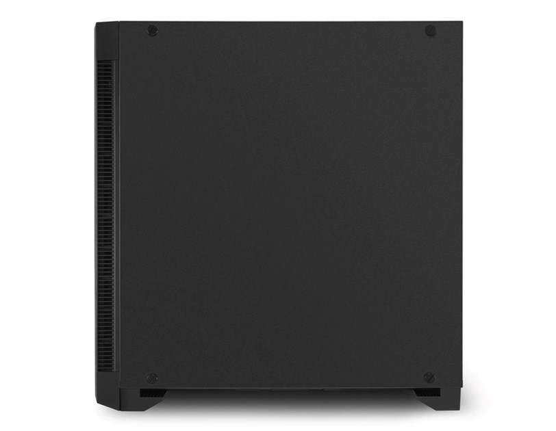 Sharkoon ELITE SHARK CA200G Tower E-ATX kućište, bez napajanja, prozirna bočna stranica, RGB ventilator stražnji 1×120, crno