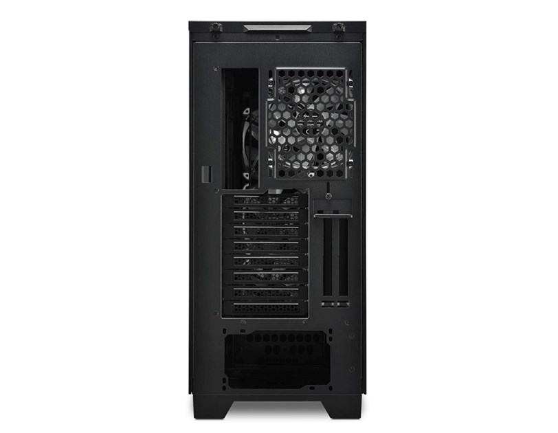 Sharkoon ELITE SHARK CA300T Tower E-ATX kućište bez napajanja, prozirne bočne stranice, prednji/stražnji RGB ventilatori 4×120mm, crno