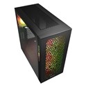 Sharkoon ELITE SHARK CA300H Tower E-ATX kućište bez napajanja, prozirne bočne stranice, prednji/stražnji RGB ventilatori 4×120mm, crno