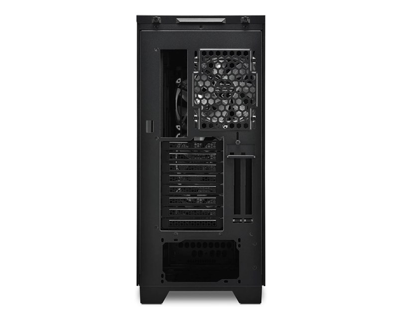Sharkoon ELITE SHARK CA300H Tower E-ATX kućište bez napajanja, prozirne bočne stranice, prednji/stražnji RGB ventilatori 4×120mm, crno