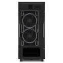 Sharkoon REV200 Midi Tower ATX kućište bez napajanja, prozirna bočna stranica, prednji/stražnji RGB ventilatori 5×120mm, crno