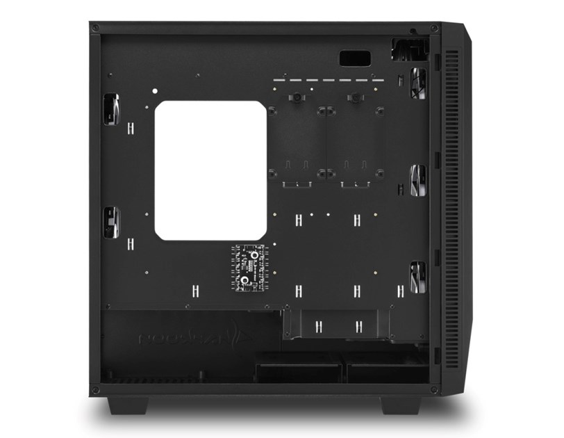 Sharkoon REV200 Midi Tower ATX kućište bez napajanja, prozirna bočna stranica, prednji/stražnji RGB ventilatori 5×120mm, crno