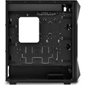 Sharkoon REV300 Midi Tower E-ATX kućište bez napajanja, prozirna bočna stranica, RGB ventilatori prednji 3×140/stražnji 3×120/gornji 1×120, crno