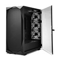 Sharkoon REV300 Midi Tower E-ATX kućište bez napajanja, prozirna bočna stranica, RGB ventilatori prednji 3×140/stražnji 3×120/gornji 1×120, crno