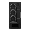 Sharkoon REV300 Midi Tower E-ATX kućište bez napajanja, prozirna bočna stranica, RGB ventilatori prednji 3×140/stražnji 3×120/gornji 1×120, crno