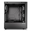 Sharkoon RGB WAVE Midi Tower ATX kućište bez napajanja, prednji/stražnji RGB ventilatori 4×120mm,Type-C (USB 3.2 Gen 2)x1,USB 3.0x2, crno