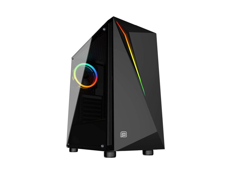 Bit Force Gamer Pro PC R56600 - Ryzen 5 5600, 32GB DDR4, 1TB SSD, RX 6600, WiFi, Win 11 Pro