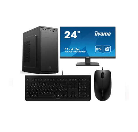 Cratos Office Pro v2  PC - Intel i5-12400, 16GB DDR4, 500GB NVMe SSD, Intel UHD, Windows 10 Professional + monitor/tipkovnica/miš