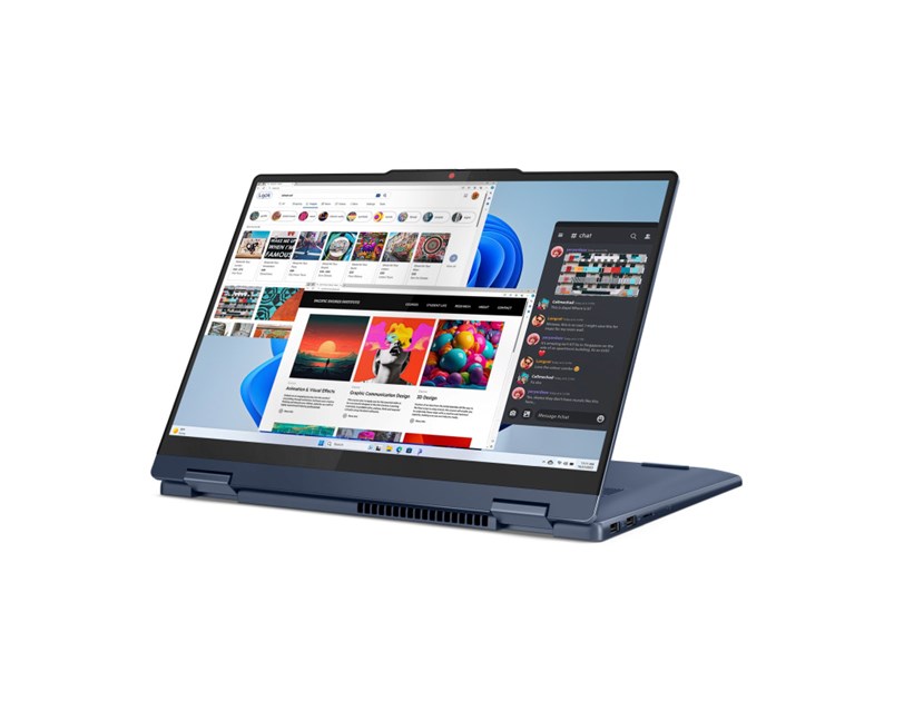 Lenovo IdeaPad 5 2-in-1 14" WUXGA (1920×1200) OLED Touch, Intel i7-150U, 16GB LPDDR5, 1TB SSD, Integrated Intel Graphics, WiFi 6E/BT, Win 11 Pro (83DT0012SC)