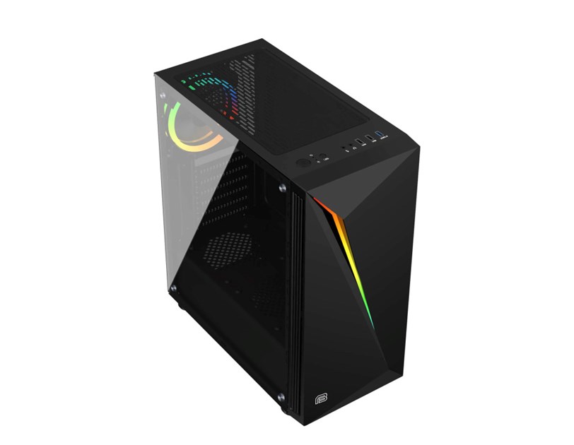 Cratos Media v1 PC - Intel i5-12400F, 16GB DDR4, 512GB NVMe SDD, RX 550 4GB, Windows 11 Professional + tipkovnica/miš