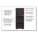Lenovo ThinkSystem ST250 V3 Xeon E-2468 (8C 2.6GHz 24MB Cache/65W), 1x32GB, O/B, 2.5" HS (8), 5350-8i, HS 800W Titanium, XCC2 Platinum, No DVD