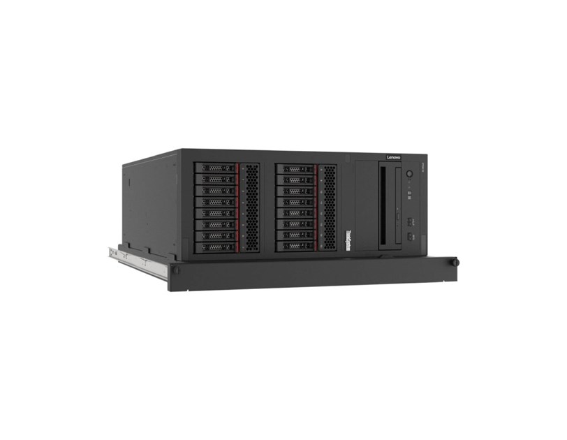 Lenovo ThinkSystem ST250 V3 Xeon E-2468 (8C 2.6GHz 24MB Cache/65W), 1x32GB, O/B, 2.5" HS (8), 5350-8i, HS 800W Titanium, XCC2 Platinum, No DVD