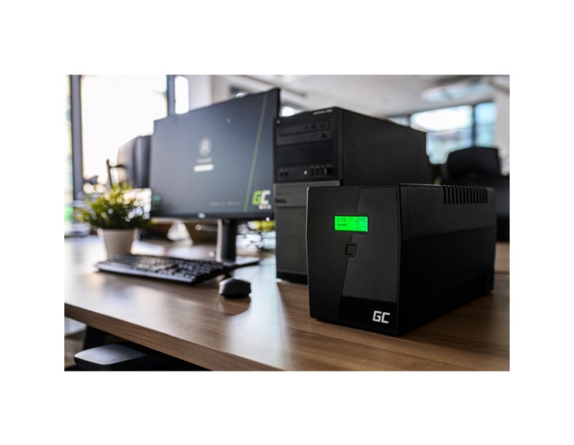 Green Cell UPS (UPS04) Micropower 1500VA/900W, Line Interactive AVR, LCD