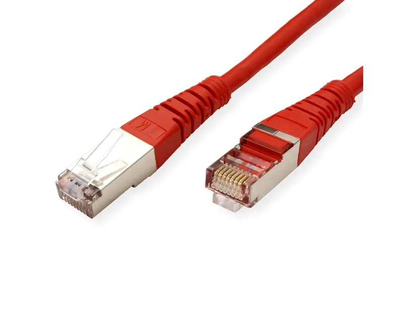 Roline S/FTP mrežni kabel Cat.5e, 5.0m, crveni