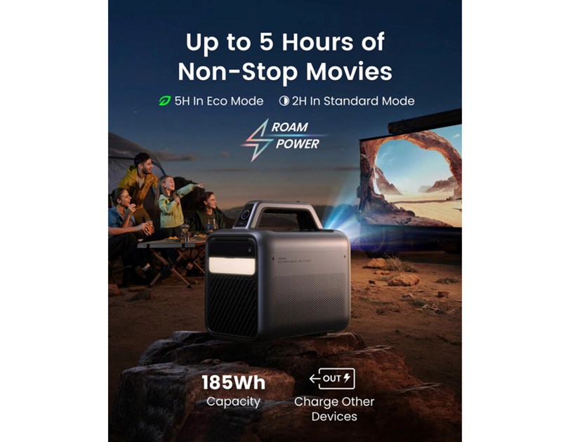 Anker Nebula Mars 3 prijenosni projektor, DLP, Full HD, 30"-200", IPX3, Android TV (D2333211)