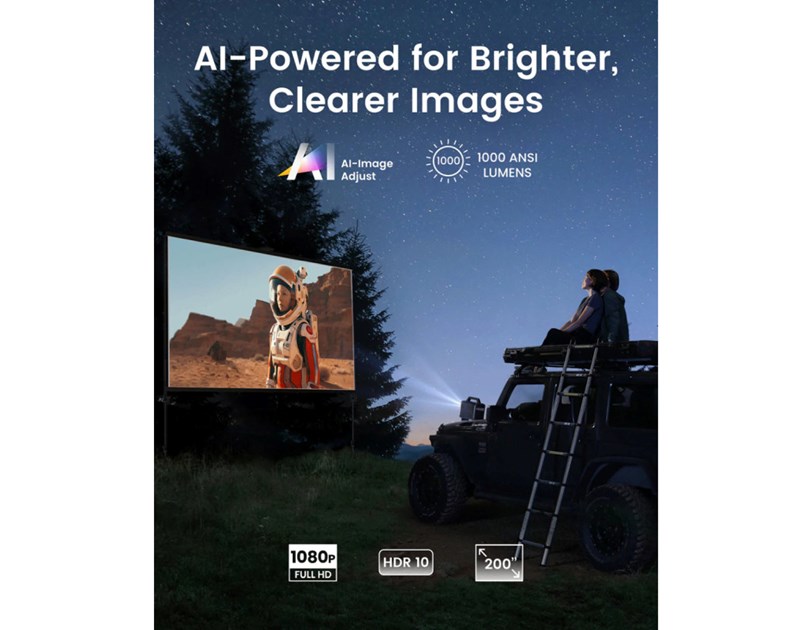 Anker Nebula Mars 3 prijenosni projektor, DLP, Full HD, 30"-200", IPX3, Android TV (D2333211)