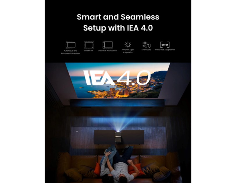 Anker Nebula Cosmos 4K prijenosni projektor, DLP, 4K UHD, 0,47", HDMI, USB-A, Google TV (D2342211)