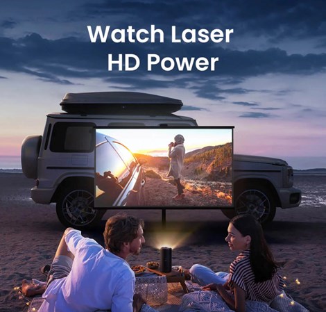 Anker Nebula Capsule 3 prijenosni projektor, DLP, 4K UHD, 120", HDMI, USB-C napajanje, Google TV (D2425212)