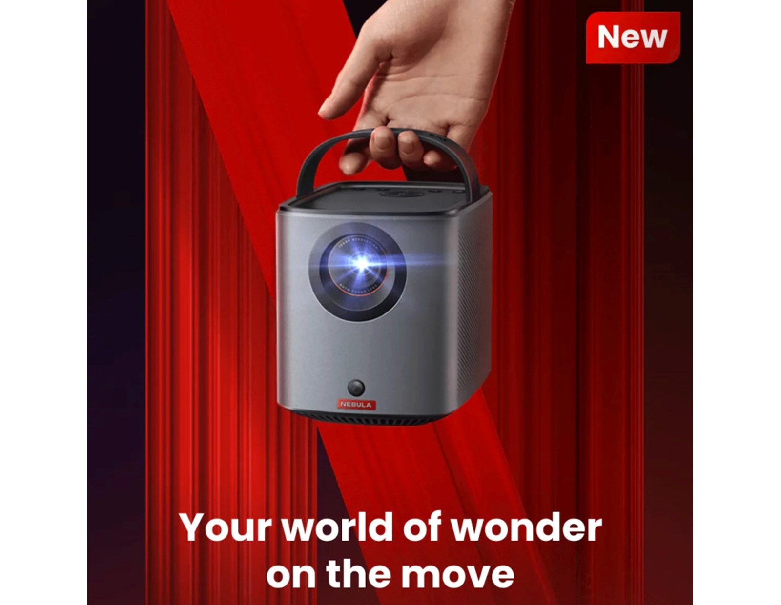 Anker Nebula Mars 3 Air Laser prijenosni projektor, DLP 0,23 DMD, FHD, 16:9, HDMI 2.1 / USB-C / AUX-OUT, Google TV (D2325212)