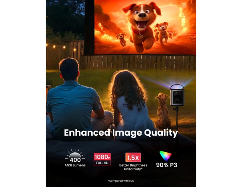 Anker Nebula Mars 3 Air Laser prijenosni projektor, DLP 0,23 DMD, FHD, 16:9, HDMI 2.1 / USB-C / AUX-OUT, Google TV (D2325212)