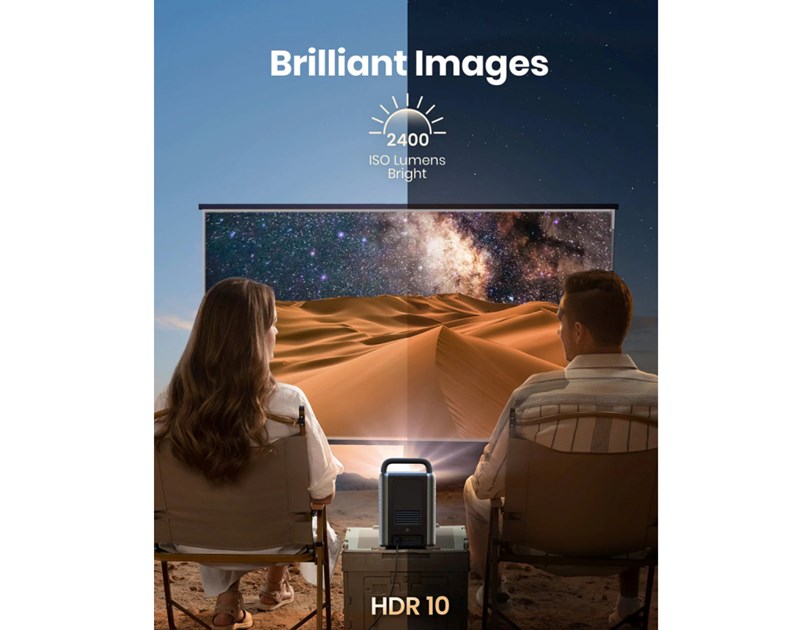 Anker Nebula Cosmos Laser 4K prijenosni projektor, DLP, 4K UHD, HDMI, USB, Bluetooth, Wi-Fi, Chromecast, Android TV (D23503F2)