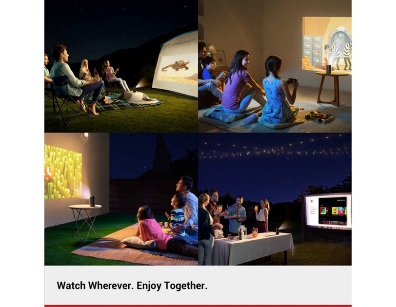 Anker Nebula Capsule II DLP (1280×720) prijenosni projektor, 200 ANSI, 8W, WiFi+BT, USB/HDMI, USB-C, 2.5h, Android TV, D2421G11