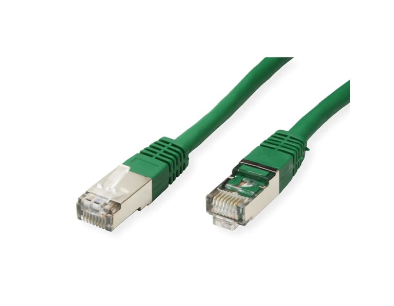 Roline VALUE S/FTP (PiMF) mrežni kabel oklopljeni Cat.6, 3.0m, zeleni
