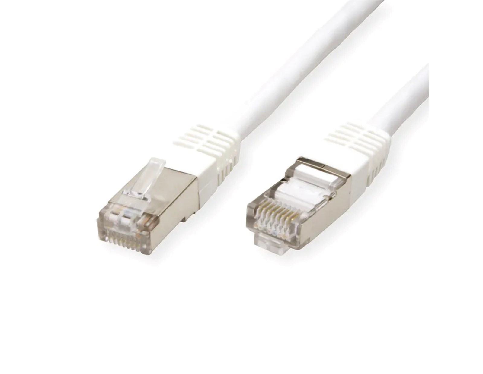 Roline VALUE S/FTP (PiMF) mrežni kabel oklopljeni Cat.6, 1.0m, bijeli