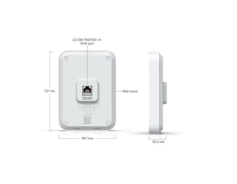 Ubiquiti U7-IW In-Wall pristupna točka
