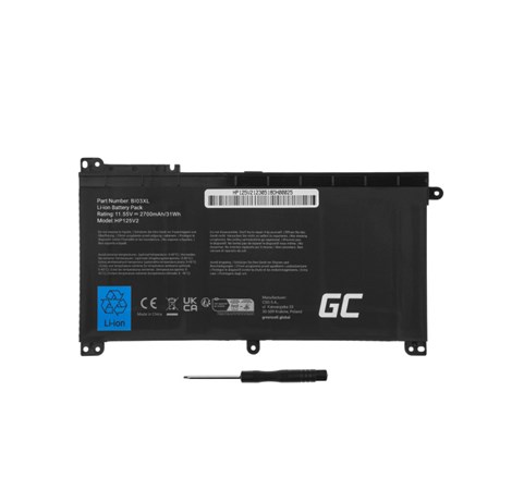 Green Cell (HP125V2) baterija 2700 mAh, 11.55V za HP Pavilion x360 13-U 13-U000 13-U100 Stream 14-AX 14-AX000