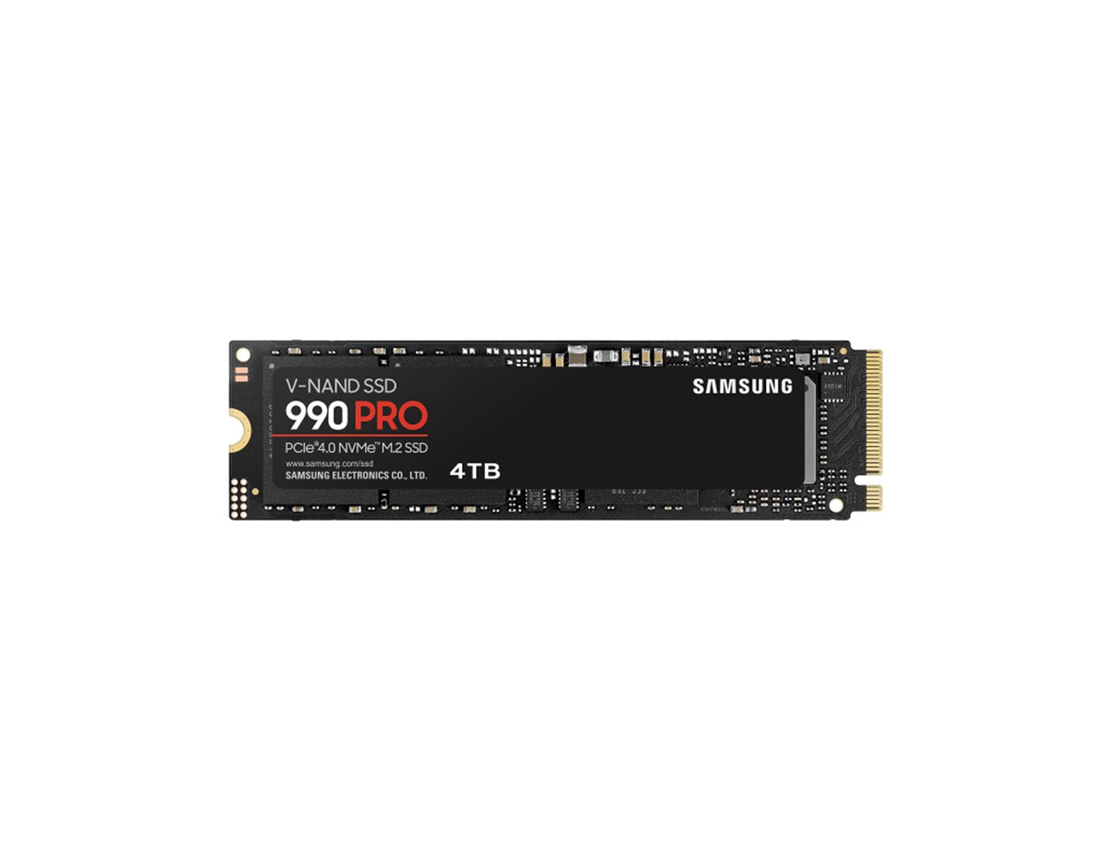 Samsung 990 Pro 4TB NVMe PCIe 4.0 M.2 SSD, R/W: 7450/6900 MB/s (MZ-V9P4T0BW)