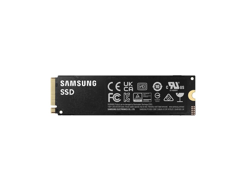 Samsung 990 Pro 4TB NVMe PCIe 4.0 M.2 SSD, R/W: 7450/6900 MB/s (MZ-V9P4T0BW)