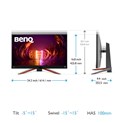 Benq 27" EX2710Q WQHD (2560×1440) IPS, 165Hz, 16:9, 2ms, 400 cd/m2, 1000:1, 2×HDMI/DP, 3×USB, zvučnici, crni