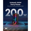Anker Soundcore Rave 3S AI Karaoke Bluetooth prijenosni zvučnik, 200W, IPX4, 12h reprodukcije, crni (A31A3012)