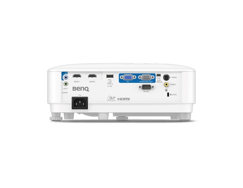 BenQ MW560 DLP WXGA (1200×800) projektor, 16:10, 4000lm, 20000:1, 2×HDMI/1×VGA,1×USB-A, zvučnik