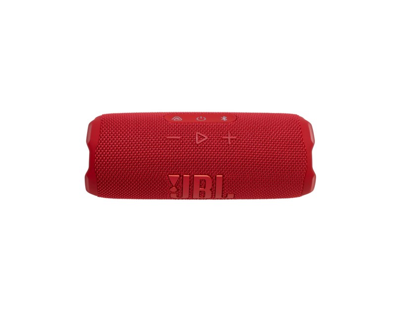 JBL Flip 7 prijenosni zvučnik BT5.4, vodootporan IP68 do 16h slušanja, AI Sound Boost, 45W, Auracast, crveni