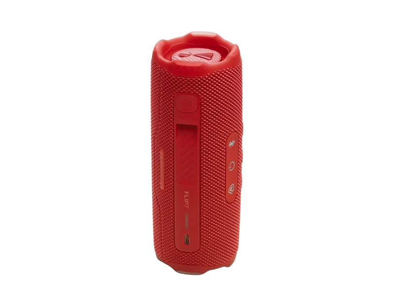 JBL Flip 7 prijenosni zvučnik BT5.4, vodootporan IP68 do 16h slušanja, AI Sound Boost, 45W, Auracast, crveni