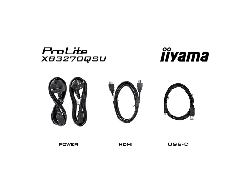 IIYAMA 32"  XB3270QSU-B1 QHD (2560x1440) IPS, pivot, 100Hz, 16:9, 3ms, 250cd/m2, 1200:1, 1xHDMI/DP, 3xUSB, zvučnici, crni