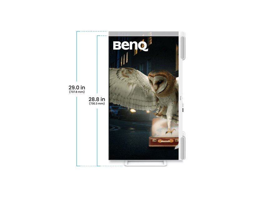 BenQ 31.5" EW3290U 4K (3840×2160) IPS, Pivot, 60Hz, 16:9, 5ms, 400cd/m2, 1000:1, 3×HDMI, 3×USB-A/1×USB-C, 1×USB-C (PD), zvučnici, bijeli