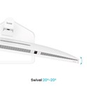 BenQ 31.5" EW3290U 4K (3840×2160) IPS, Pivot, 60Hz, 16:9, 5ms, 400cd/m2, 1000:1, 3×HDMI, 3×USB-A/1×USB-C, 1×USB-C (PD), zvučnici, bijeli