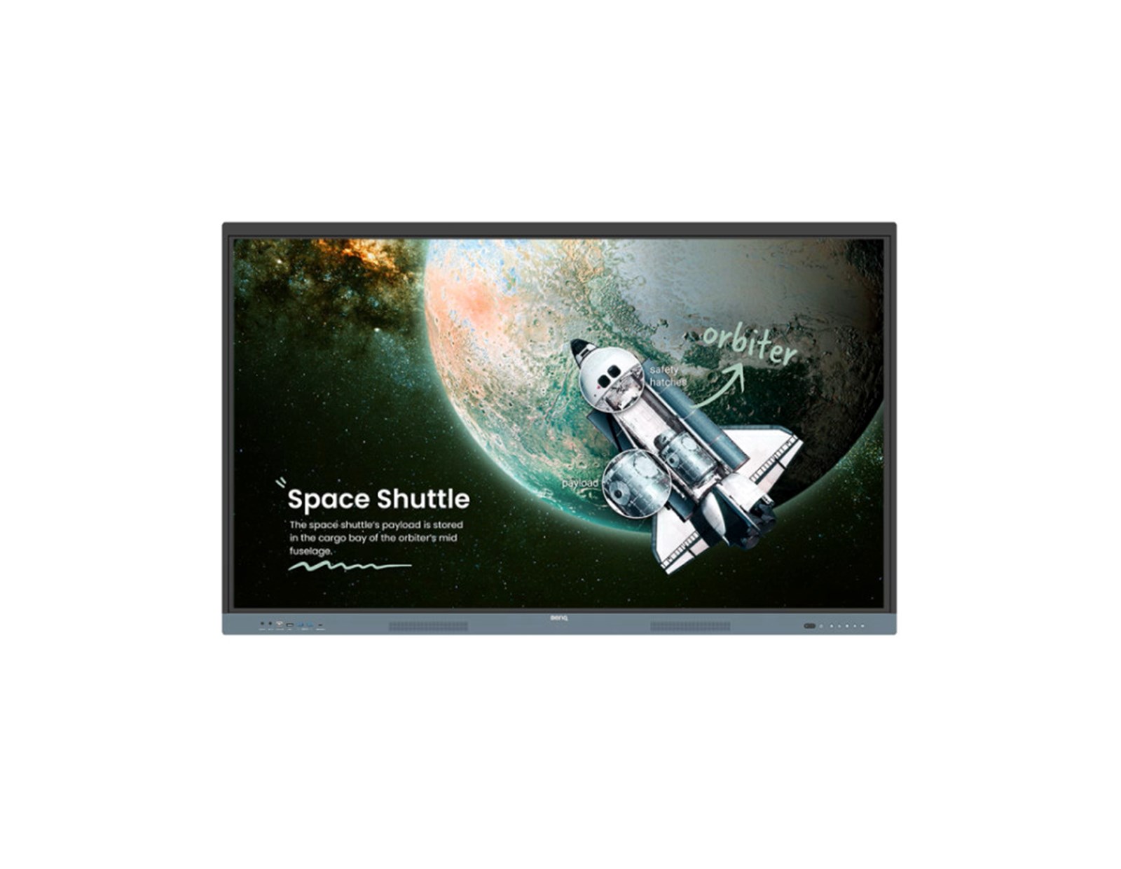 BenQ 65" RE6504 UHD (3840×2160) IPS, 16:9, 8ms, 450cd/m2, 1200:1, 4xHDMI, 1xDP, 2xUSB-A, 1xUSB-C, 2xUSB-B, zvučnici, Android 13.0, crni