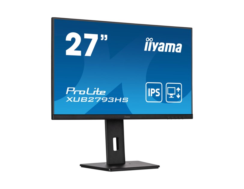 IIYAMA 27" XUB2793HS-B7 FHD (1920x1080) 100Hz, 1ms, 16:9, 300 cd/m2, 1000:1, height, swivel, tilt, pivot, HDMI/DP, zvučnici, crni